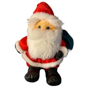 TB Trading Co Santa Claus Plush Soft Velvet Stuffed Santa Christmas Doll 12”